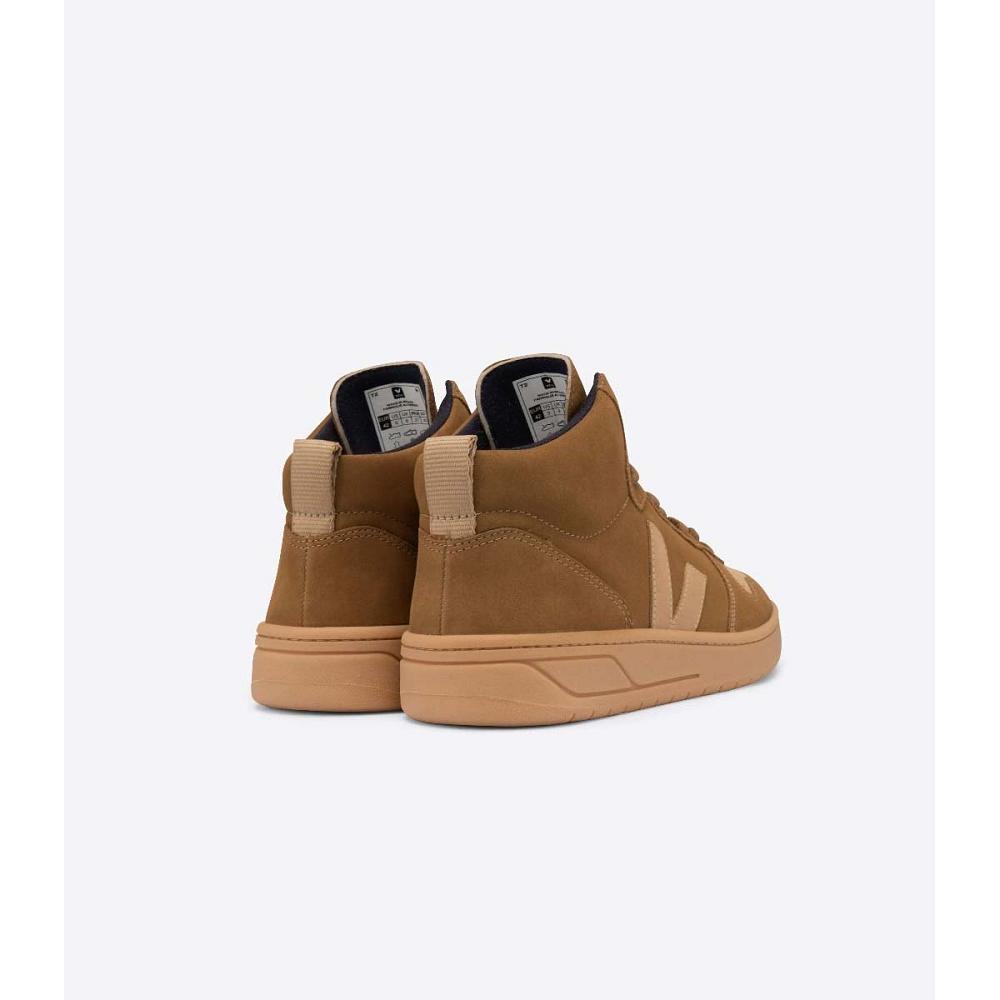 ψηλα ανδρικα Veja V-15 NUBUCK καφε | GR 118NWY